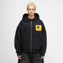 Cargar imagen en el visor de la galería, San Andreas Black Zip Hoodie