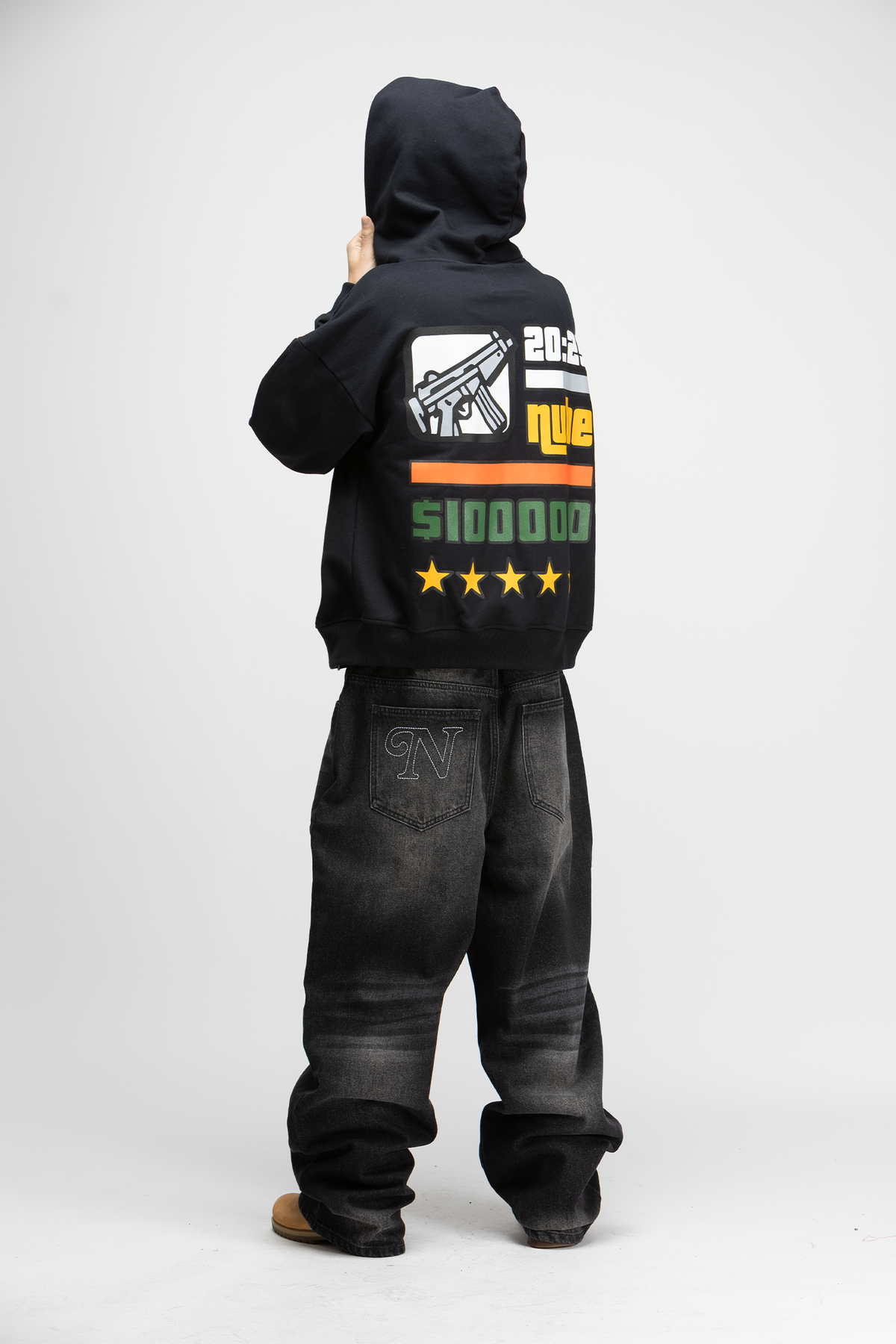 San Andreas Black Zip Hoodie