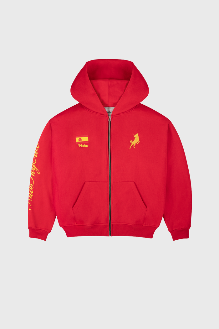 Nube sky club Spain Red Hoodie
