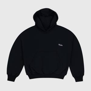 Basic Black Boxy Hoodie