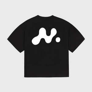 Sound Barrier Black Boxy Tee