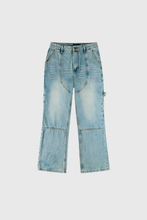 Cargar imagen en el visor de la galería, Original Western Light Washed Boot Cut Jeans