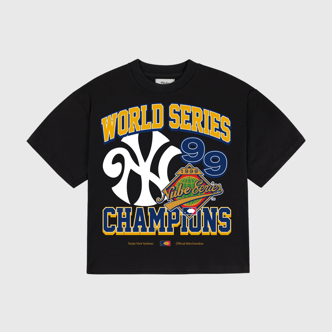 World Series Black Boxy Tee